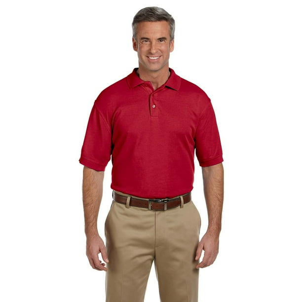 Harriton Mens Easy Blend Pique Polo Shirt XXXXX-Large Sunray Yellow Harriton Mens Easy Blend Pique Polo Shirt XXXXX-Large Sunray Yellow